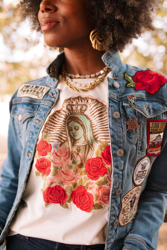 Our Lady of Roses Tee