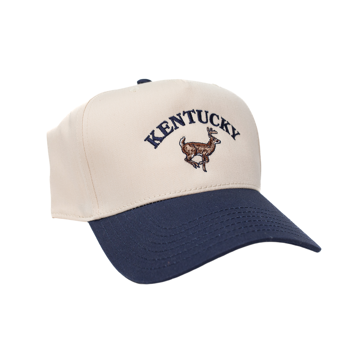 Kentucky Buck Hat ( Navy & Natural )