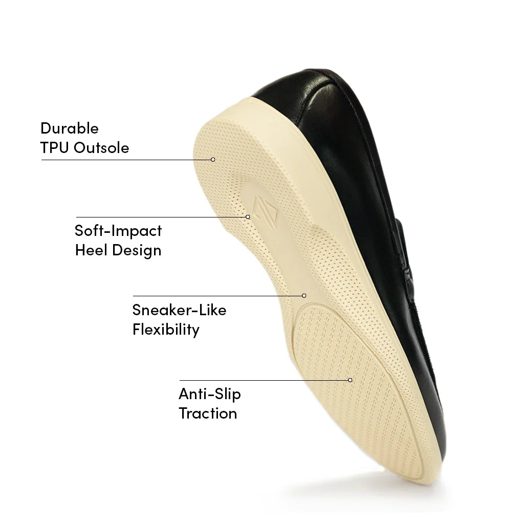 The Loafer (Obsidian & Cream)