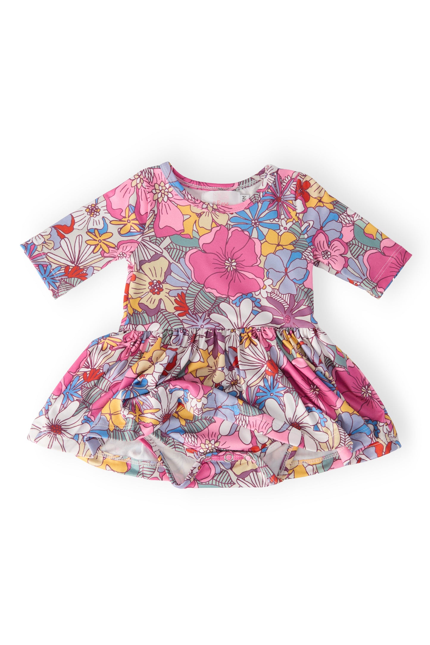 Mauve What's Up Buttercup Twirl Bodysuit