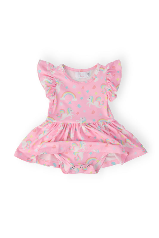 My Little Unicorn S/S Flutter Twirl Bodysuit