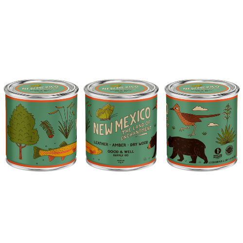 New Mexico State Candle