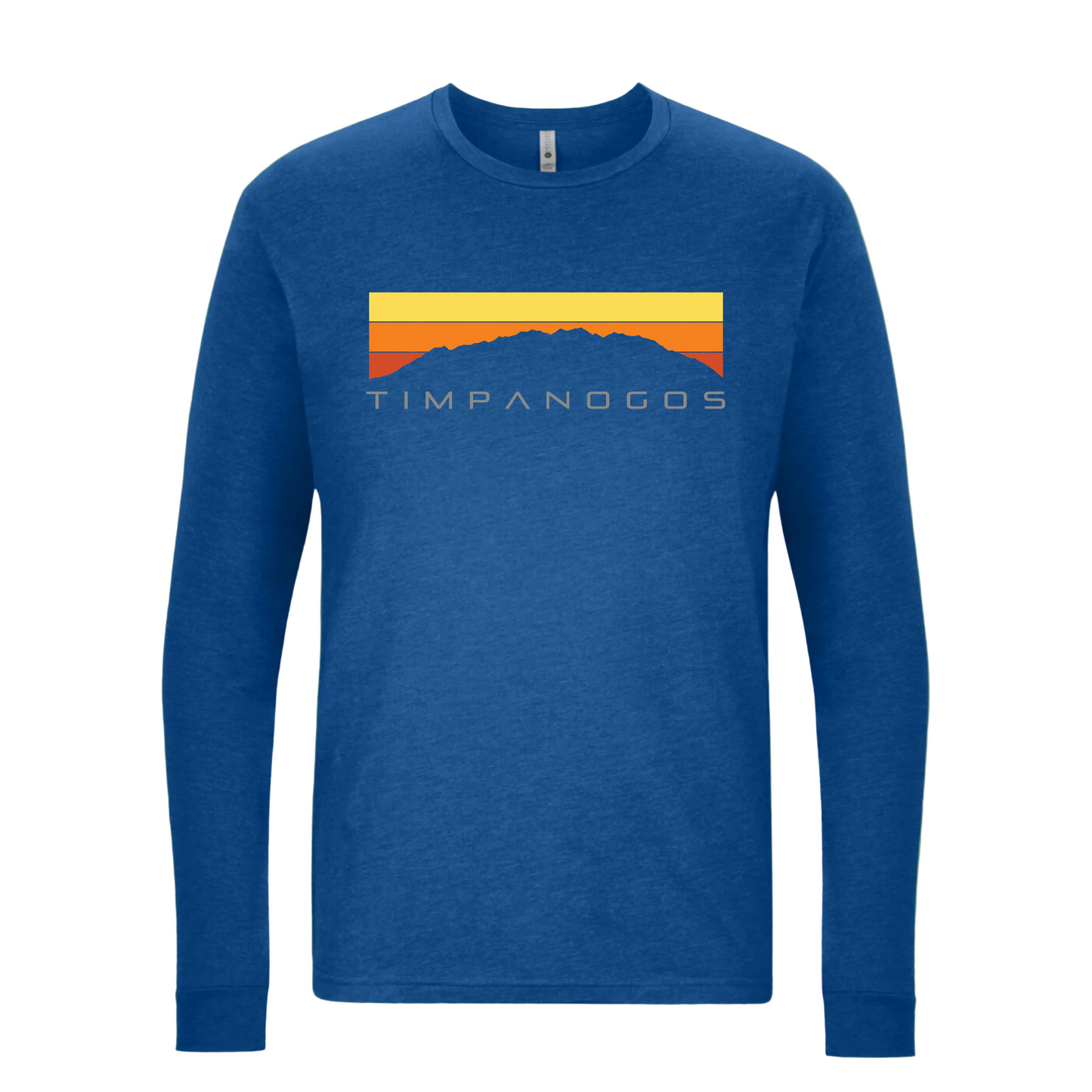 Retro Mountain Classic (warm) - Premium Long Sleeve Shirt