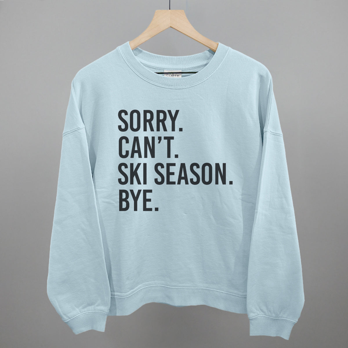 Sorry Can't Ski Season Bye