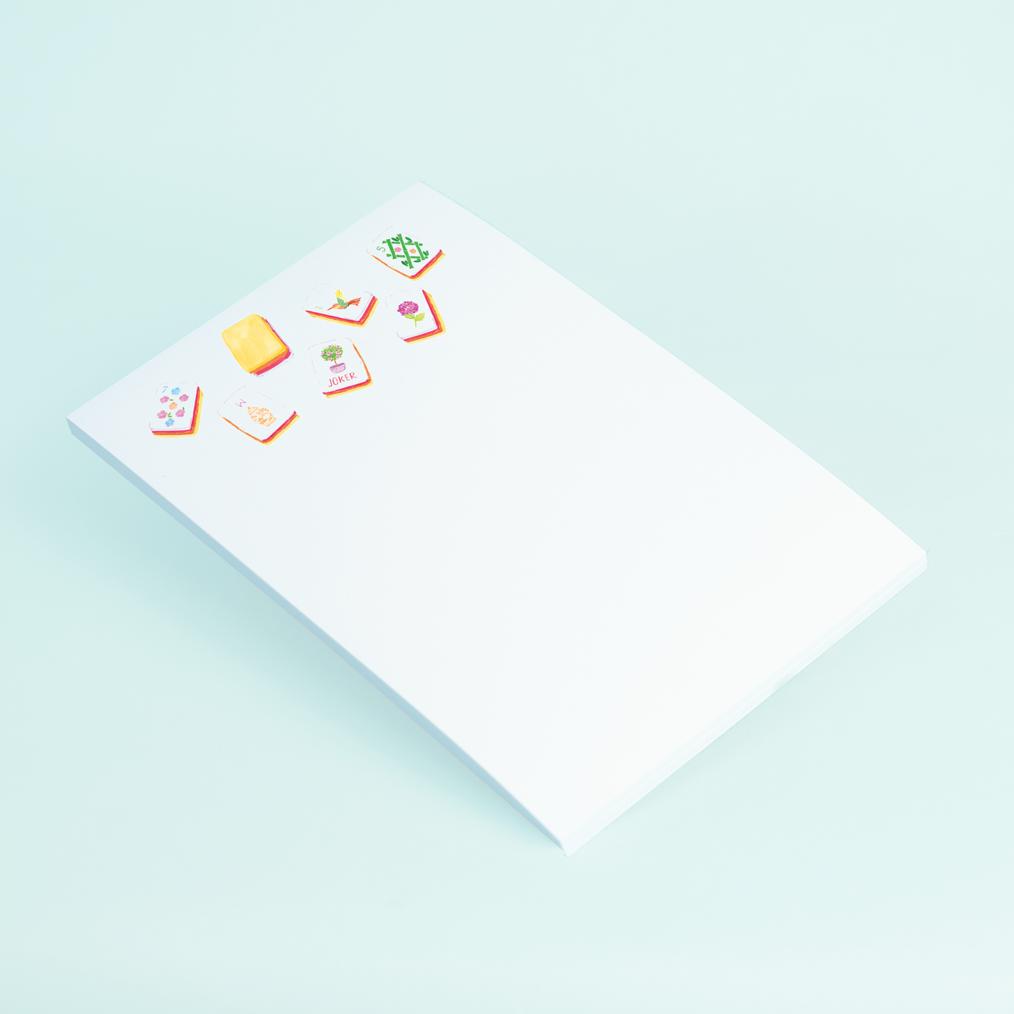 Sunset Mahjong Tiles Notepad
