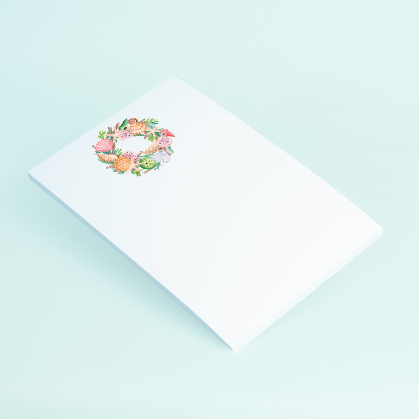Seashell Wreath Notepad