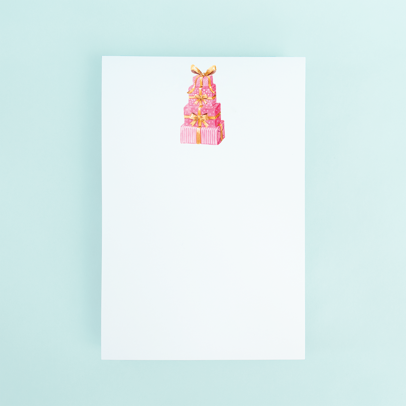 Pink Presents Notepad