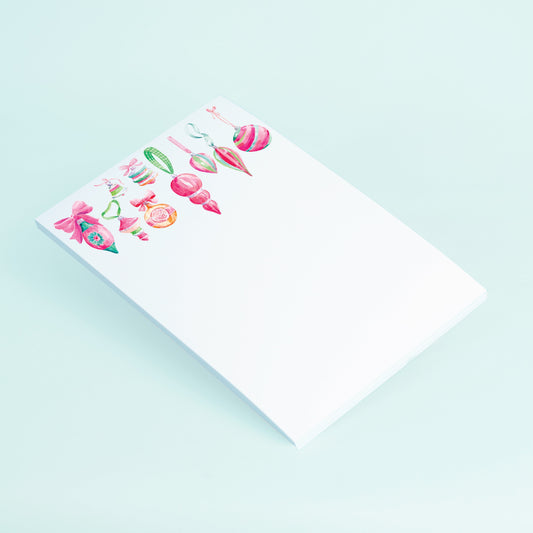 Vintage Ornaments Notepad
