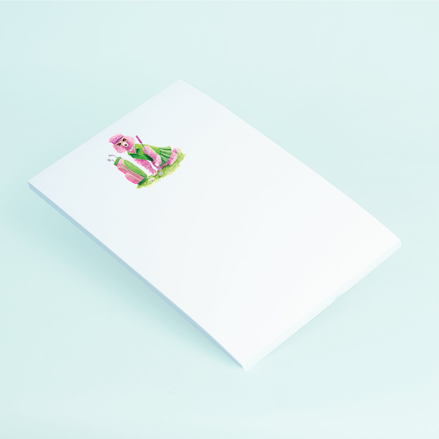 Golf Poodle Notepad