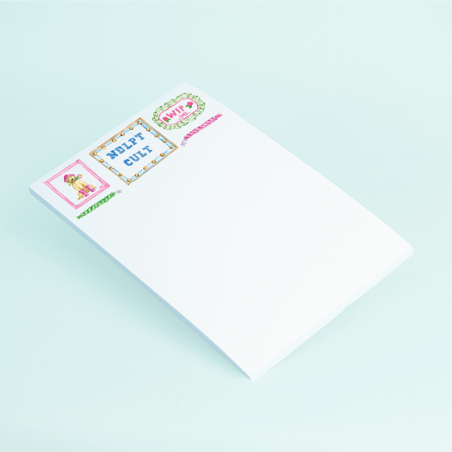 Needlepoint Cult Notepad