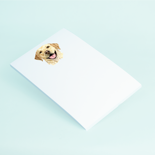 Golden Retriever Portrait Notepad