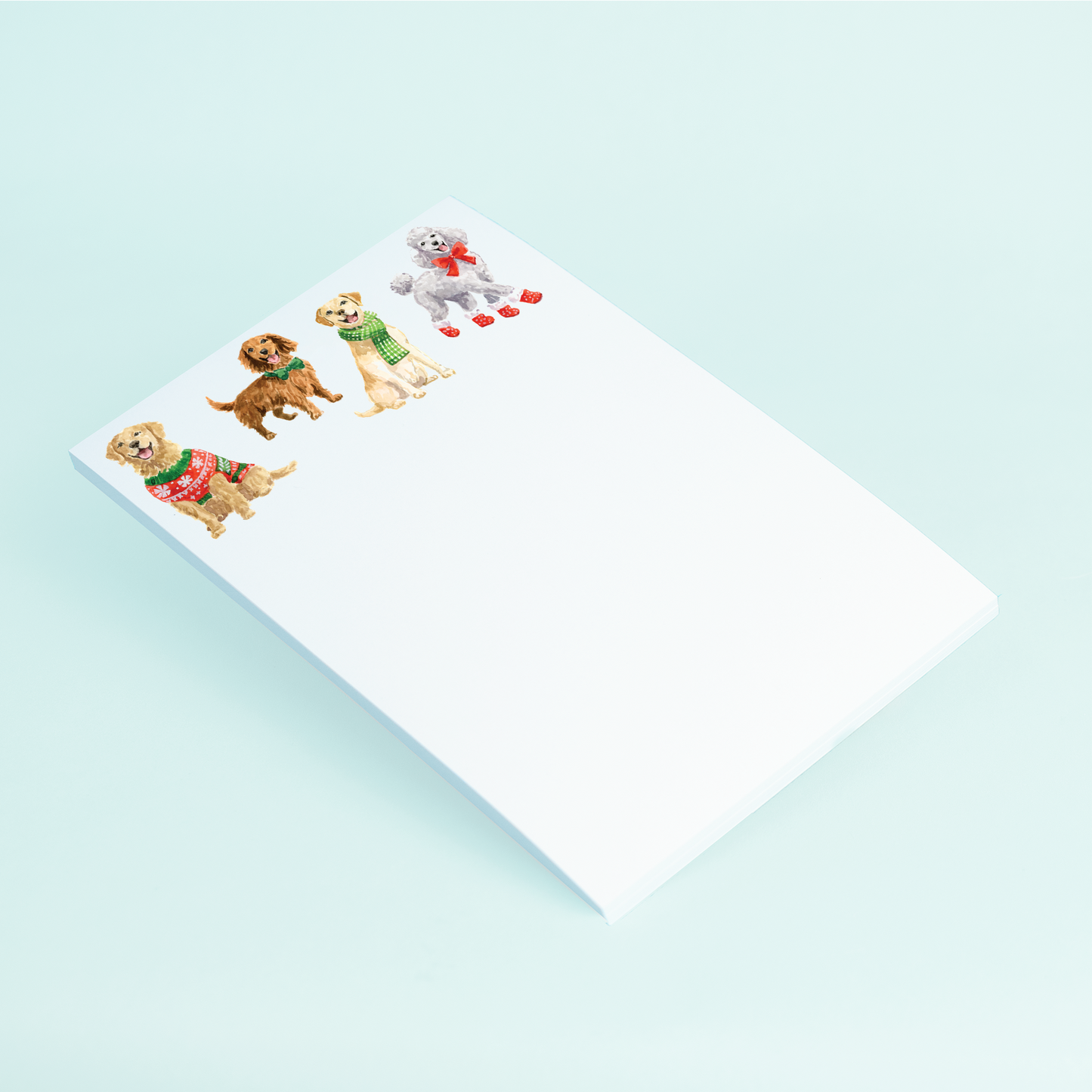 Holiday Dogs Notepad