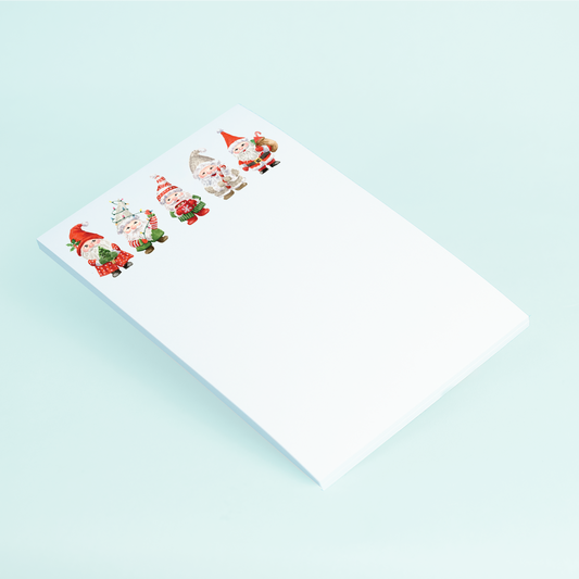 Holiday Gnomes Notepad