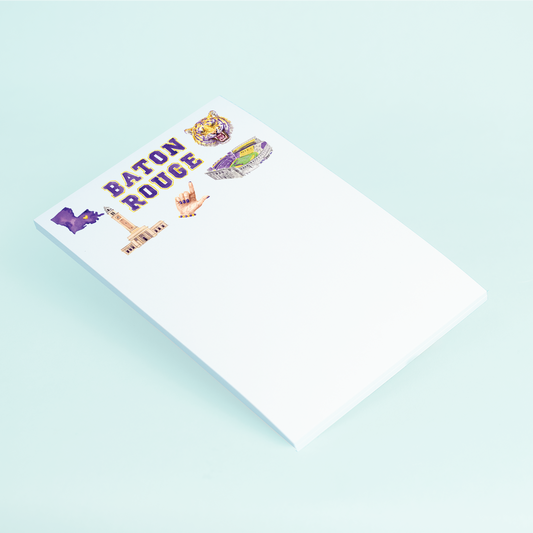 Baton Rouge Pattern Notepad
