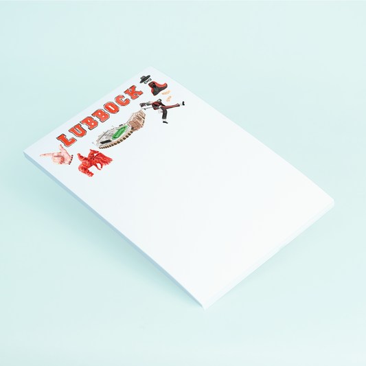 Lubbock Pattern Notepad