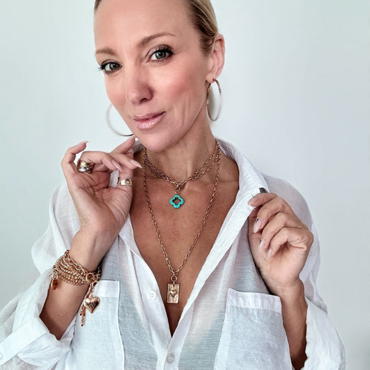 Take a Deep Breath and Let That Sh*t Go Original Lite Necklace