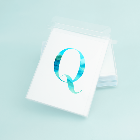 Q Folded Card