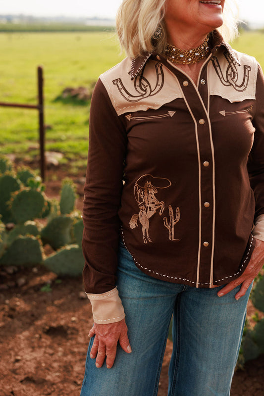 Lucky Buck Button Up