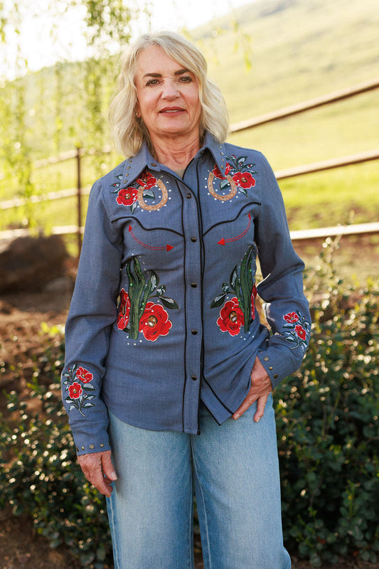 Denim Daydream Button Up