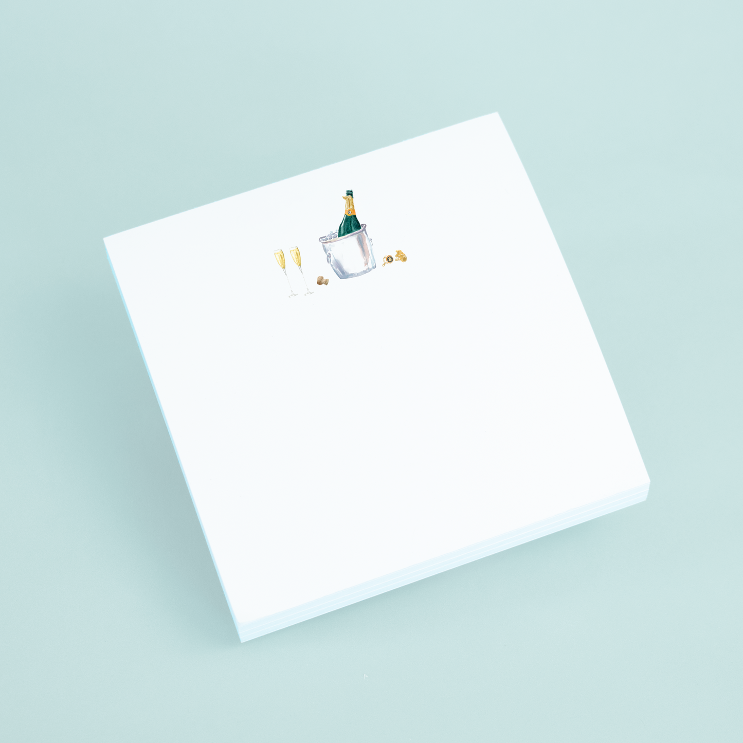 Champagne Celebration Square Desk Set
