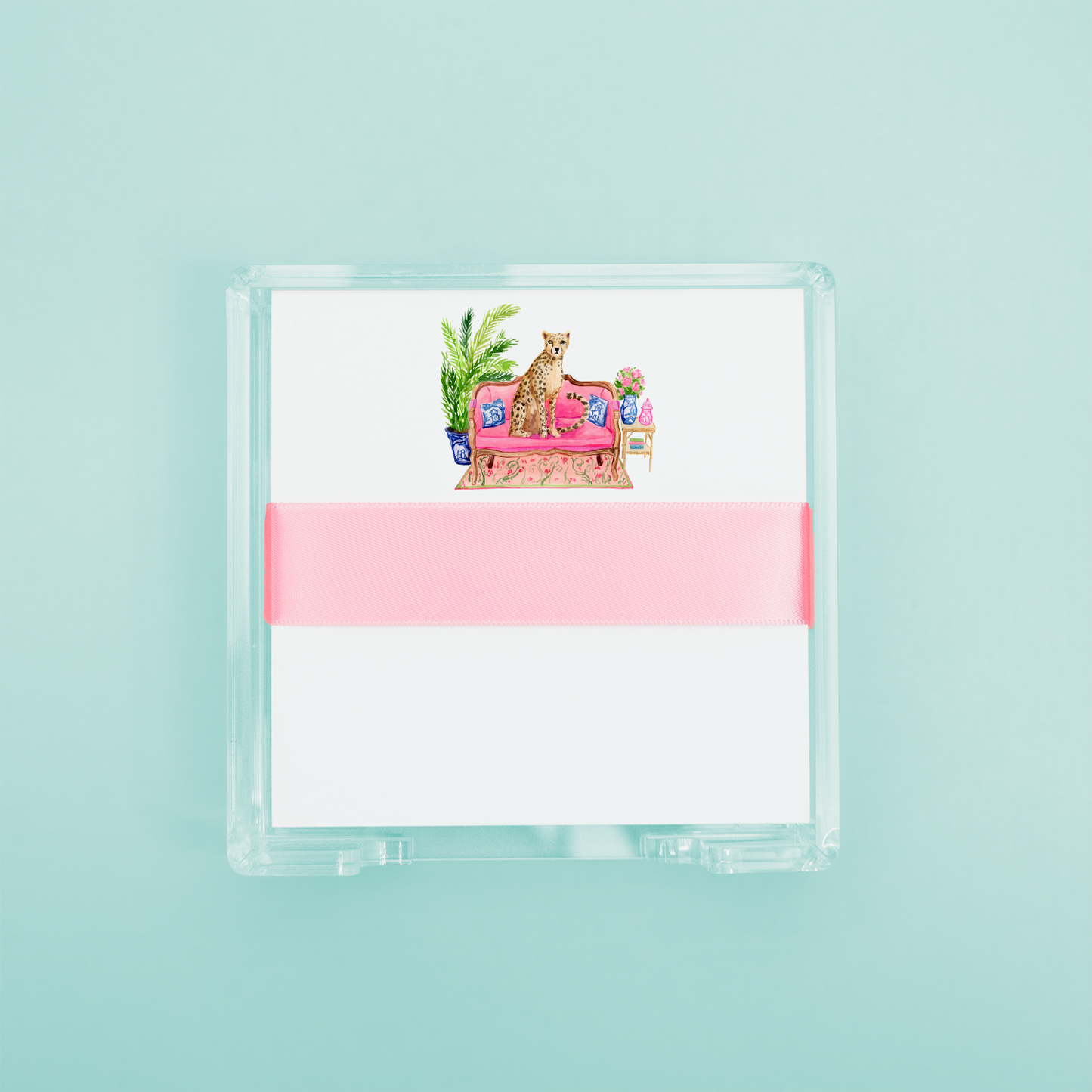 Fancy Cheetah Desk Set