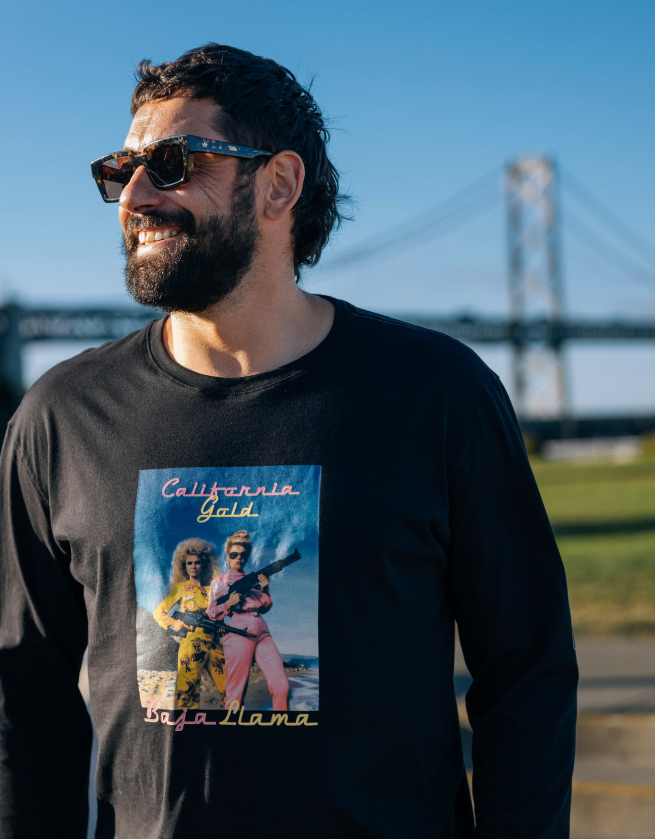 CALIFORNIA GOLD - LONG SLEEVE PRIMO GRAPHIC TEE