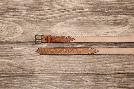 Kid's Saddle Tan Spider Combo