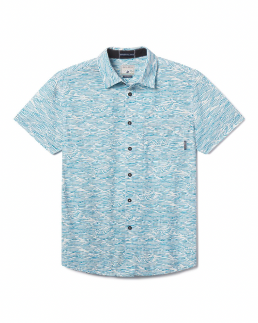 ROLL TIDES - LIGHT BLUE 7-SEAS™ BUTTON UP