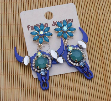 Bull Dangle Earrings