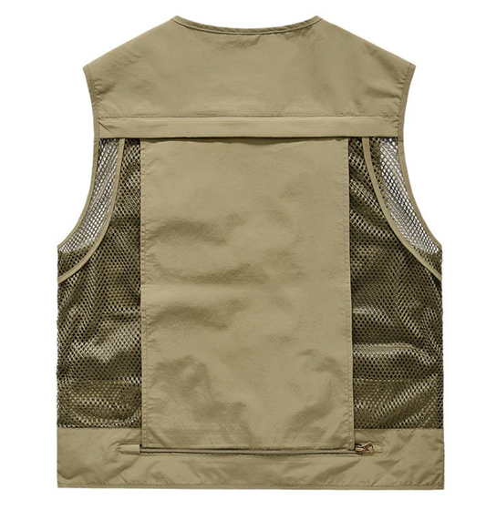 Men’s Classic Outdoor Cargo Vest - Khaki