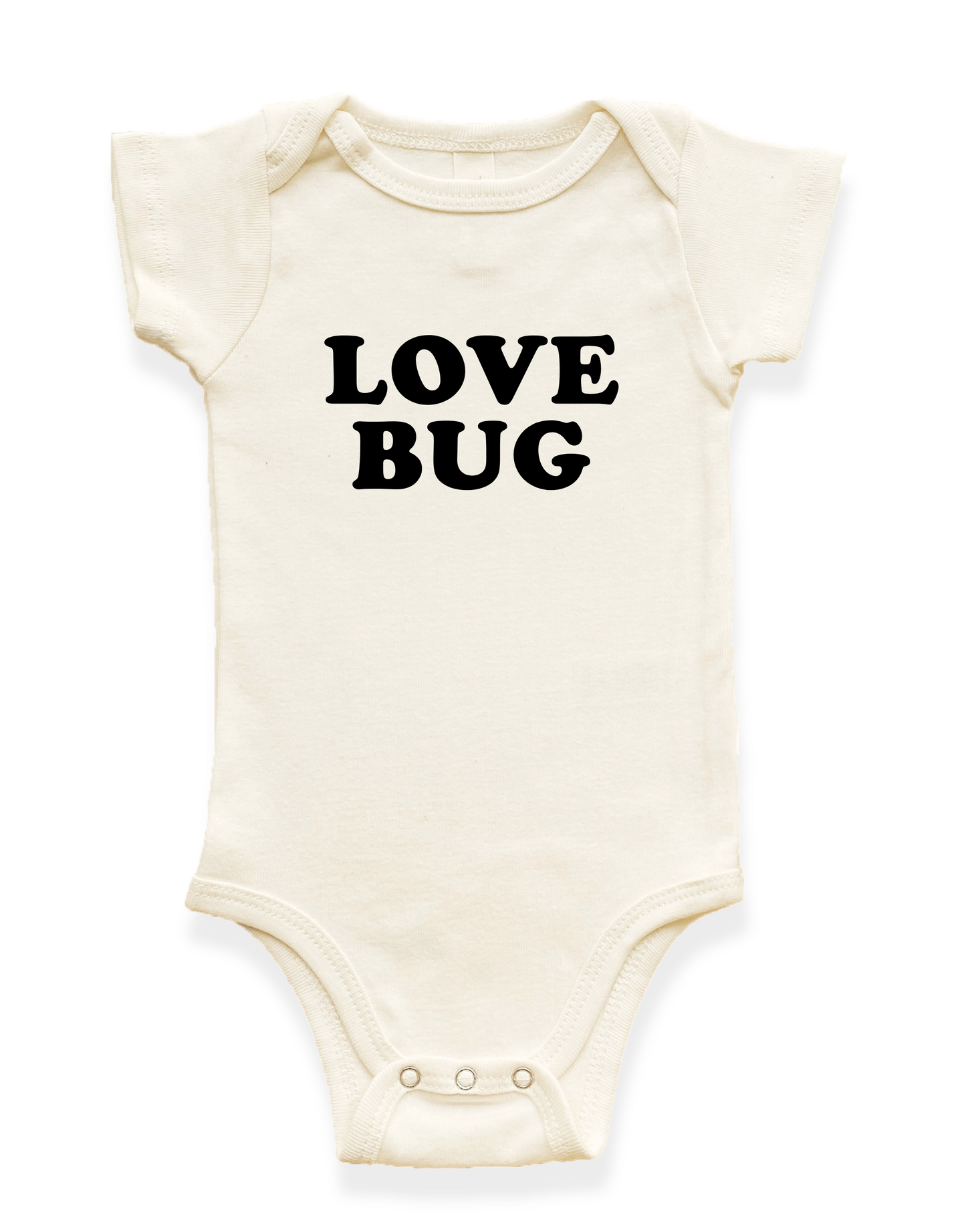 Love Bug Organic Baby Bodysuit