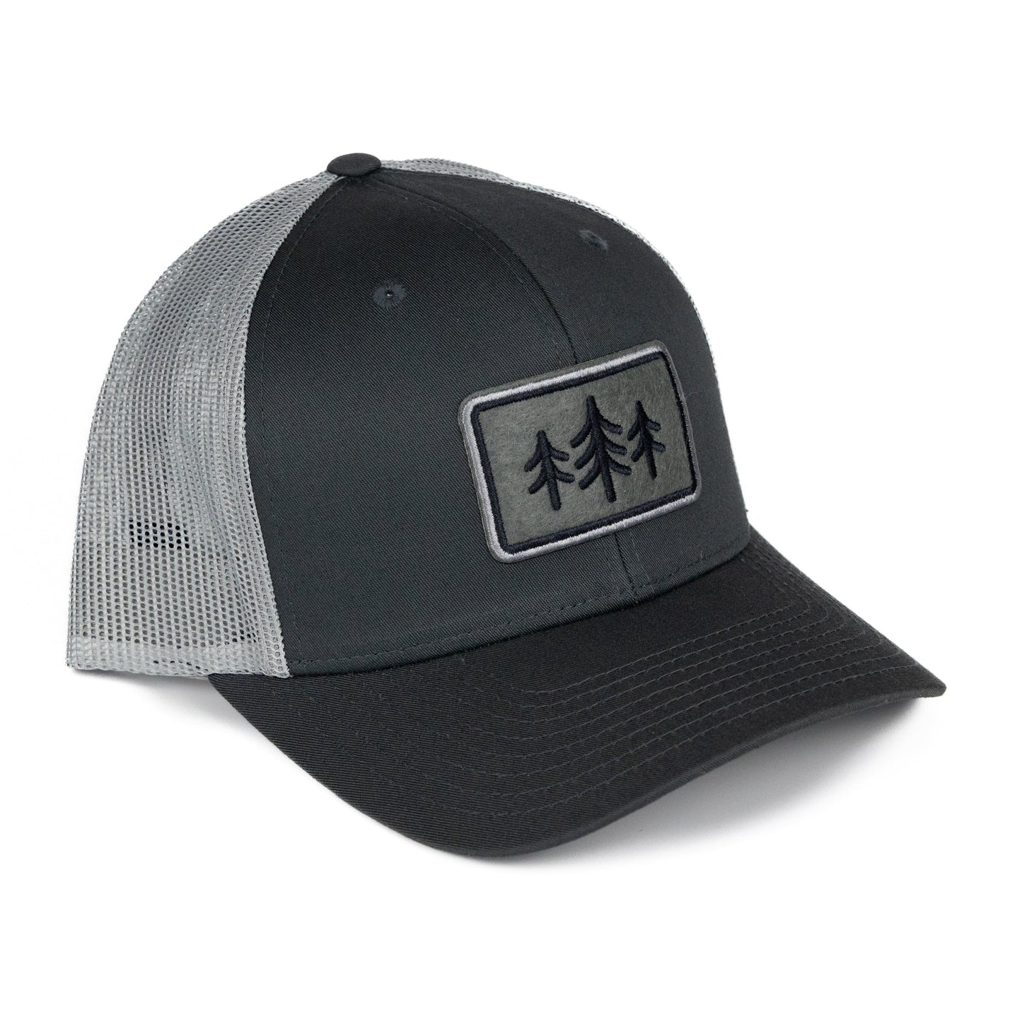 TriPine Felt Patch Trucker Hat