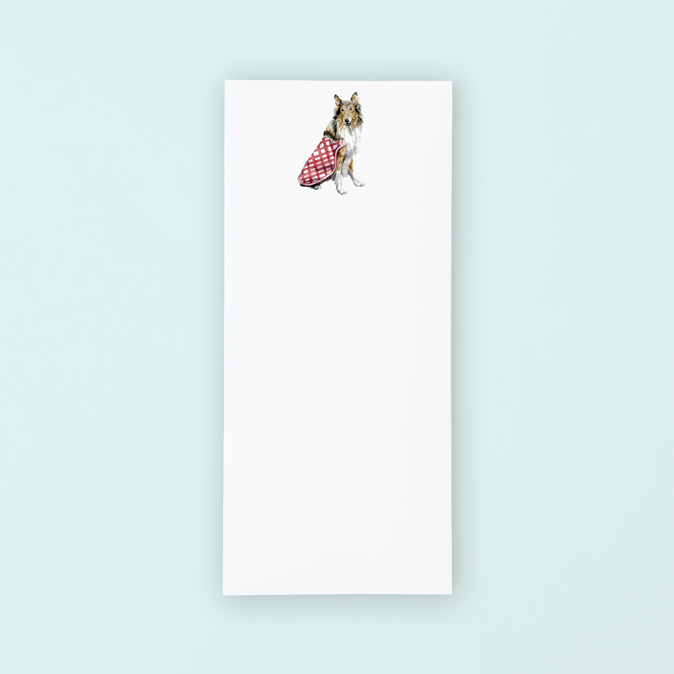 Rough Collie Lists Pad