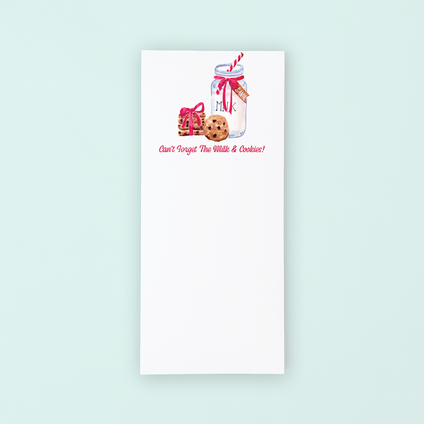 Milk and Cookies List Pad