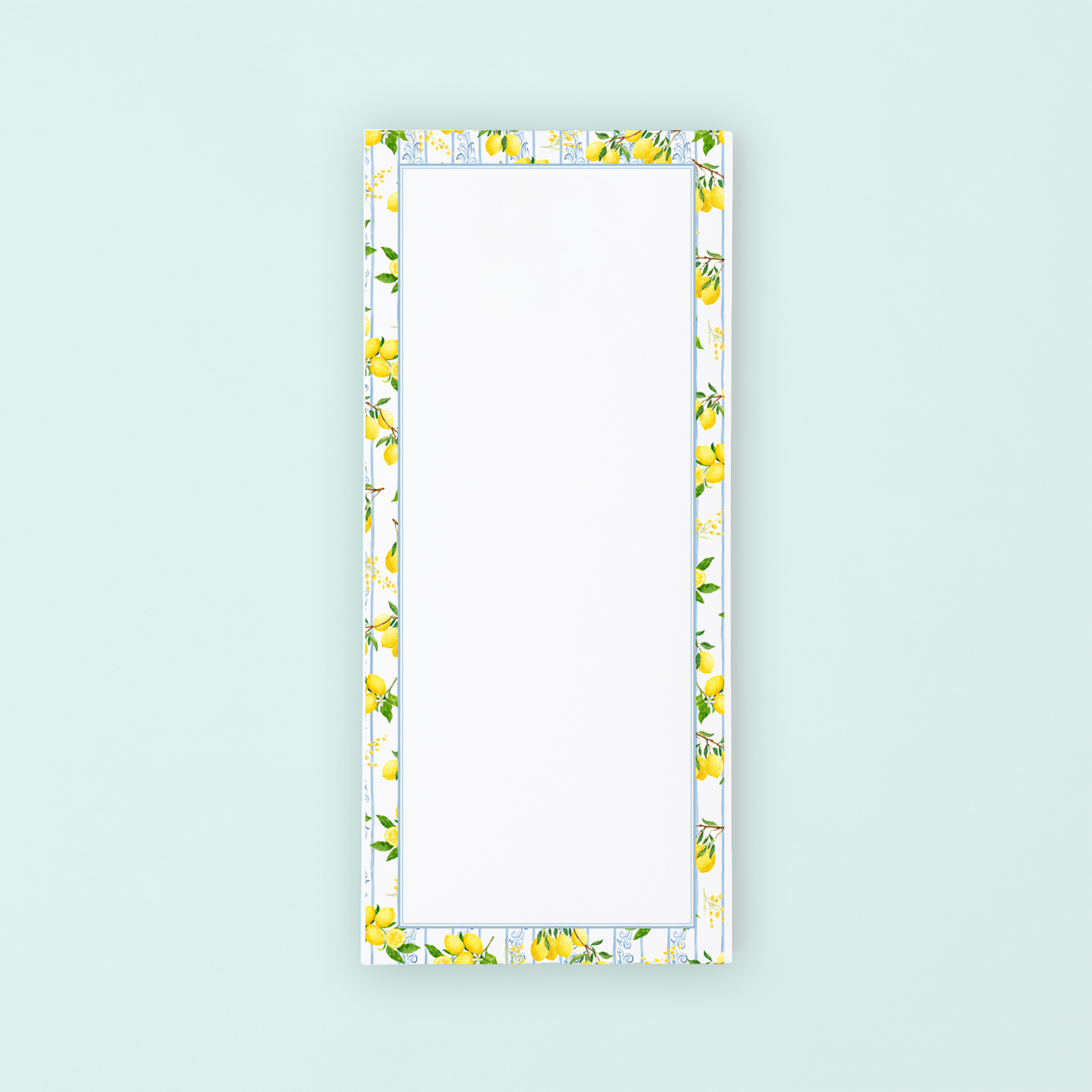Lemon Pattern Lists Pad