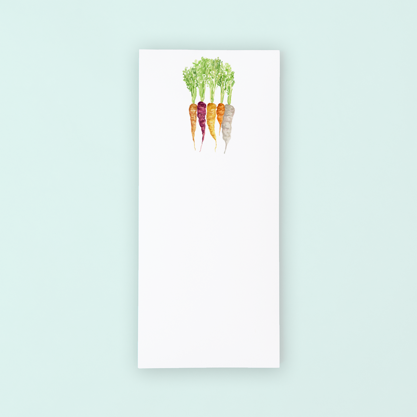Colorful Carrot Lists Pad