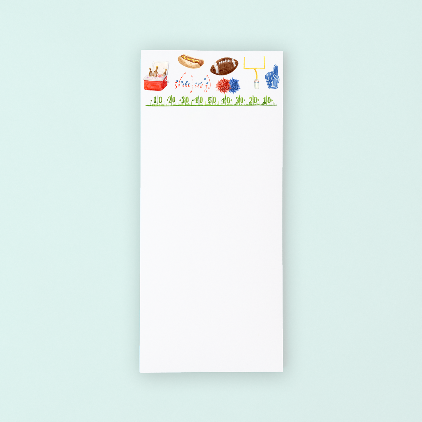 Football Collage Lists Pad