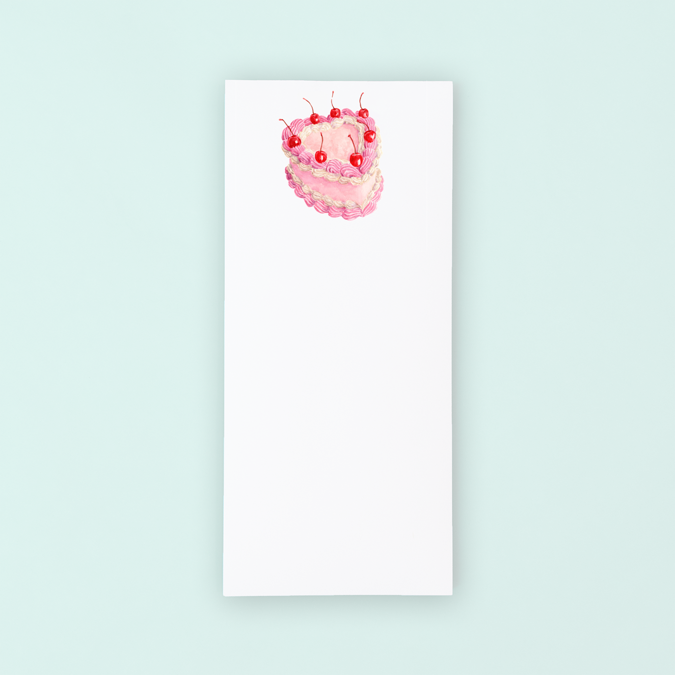 Valentines Cake Lists Pad