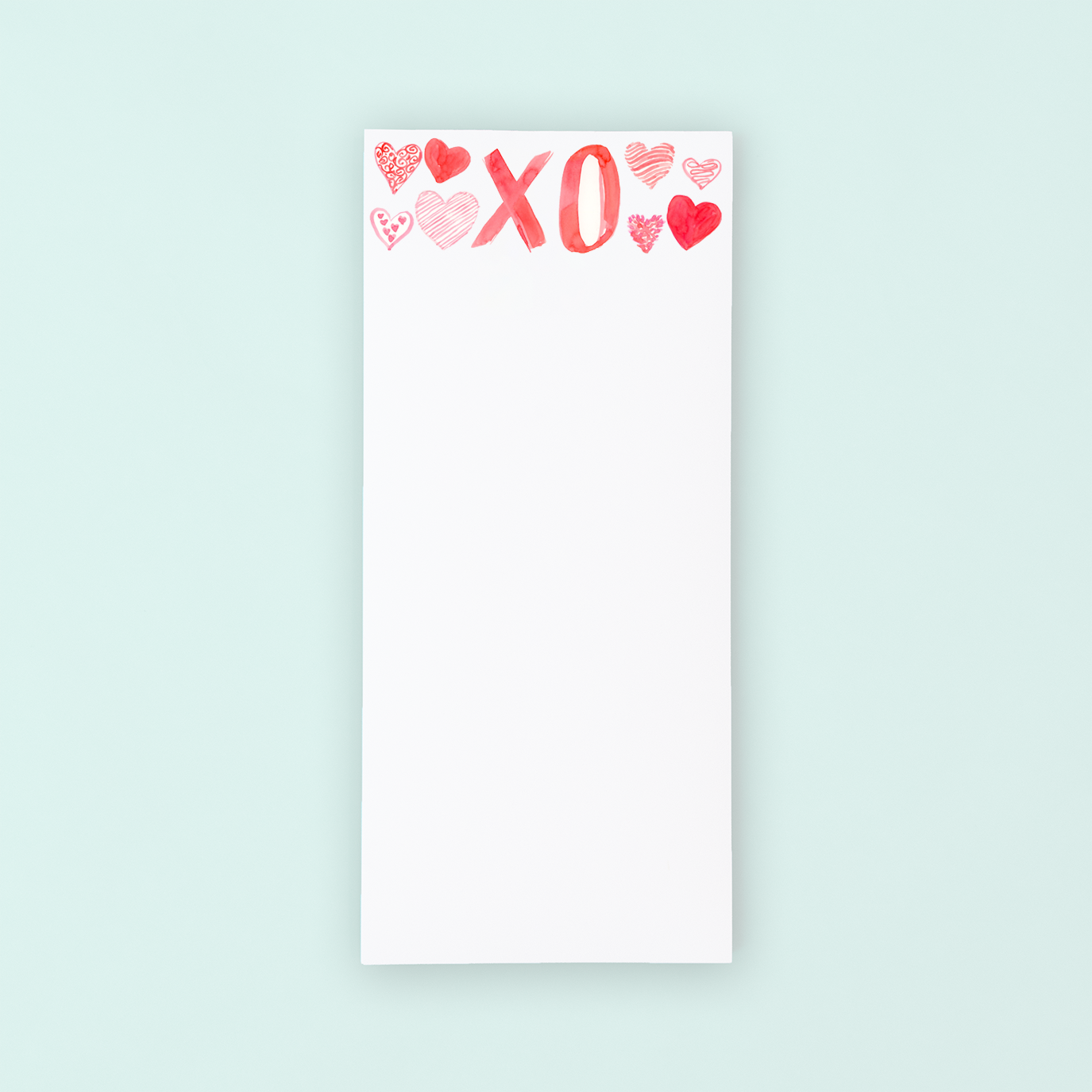Abstract XO Lists Pad