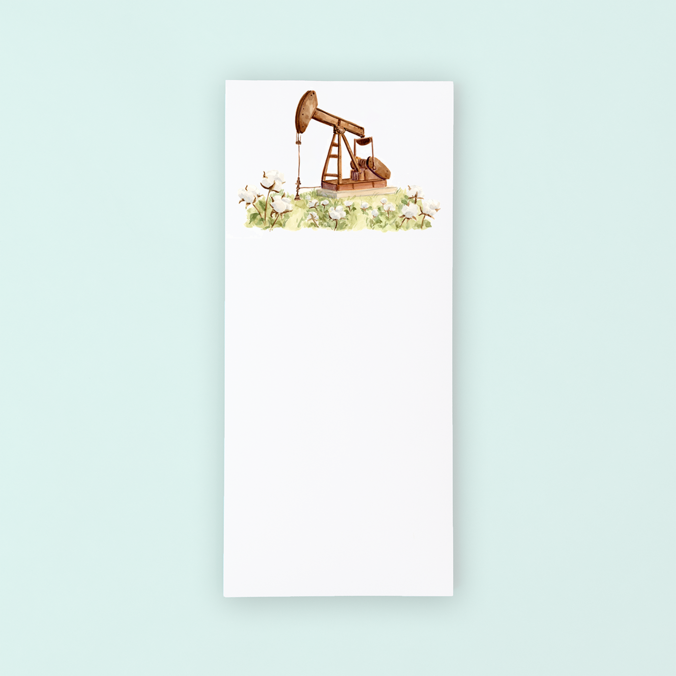 Cotton Field Pumpjack Lists Pad