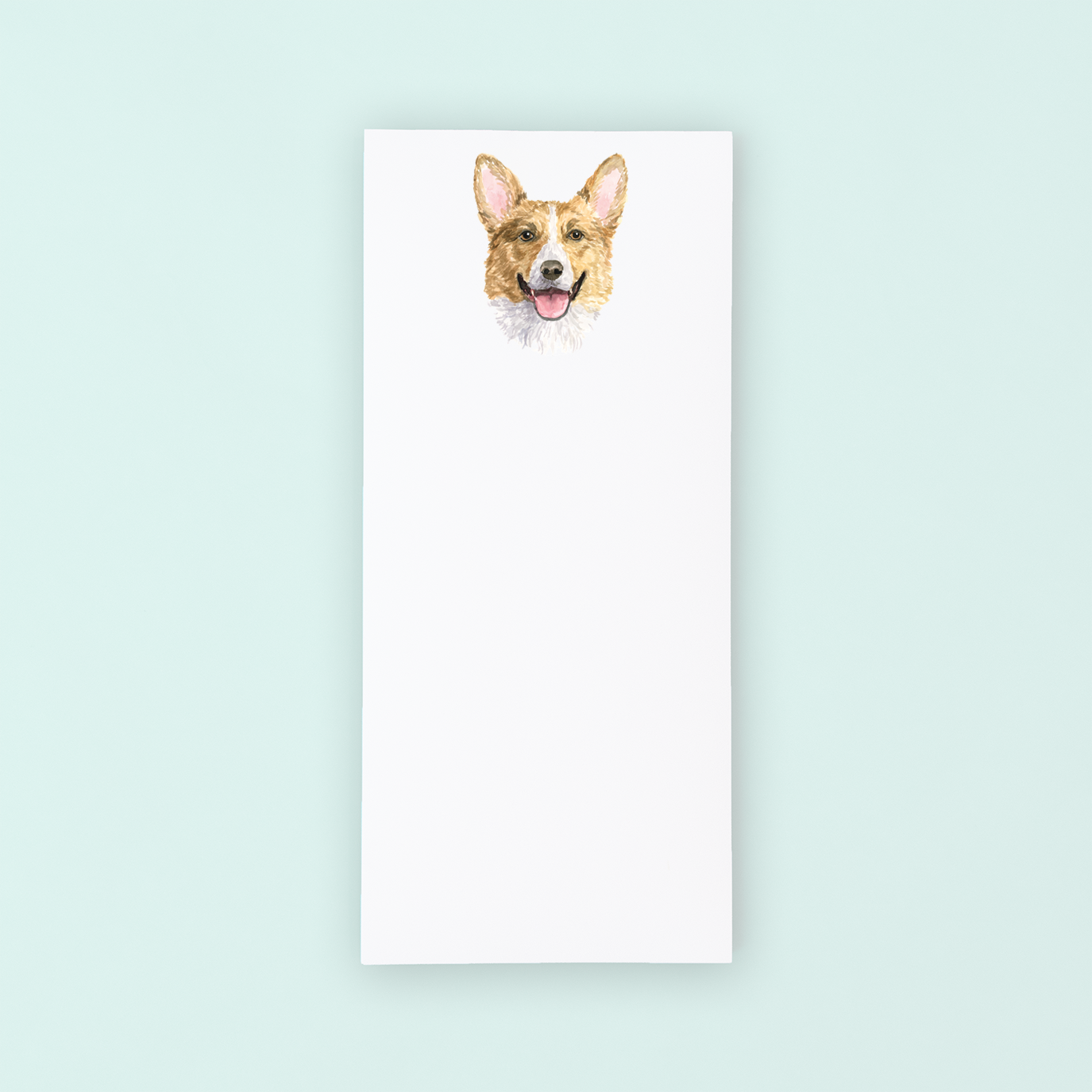 Corgi Portrait Listpad