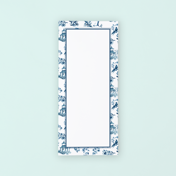 Chinoiserie Lists Pad