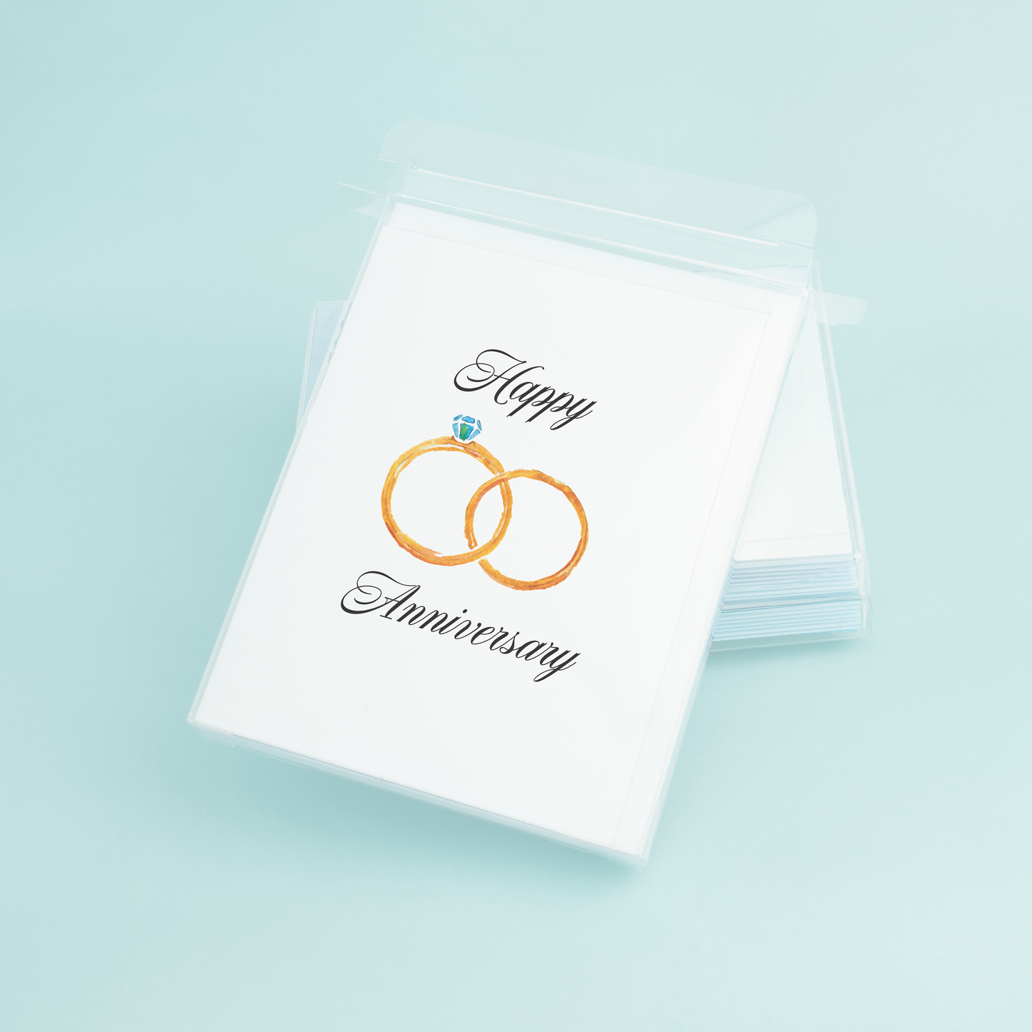 Anniversary Rings "Happy Anniversary"