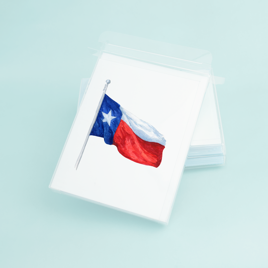 Waving Texas Flag