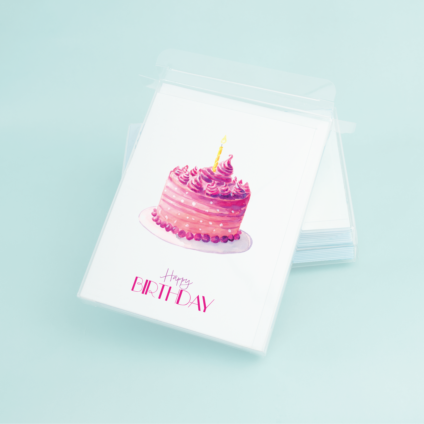 Pink Birthday Cake