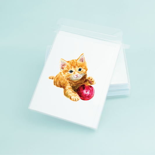 Kitten With Ornament