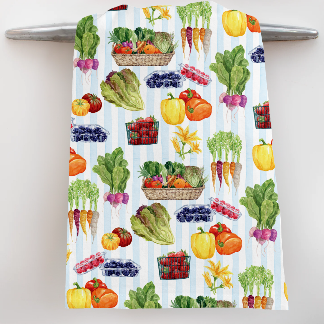 Vegetables Tea Towel