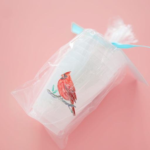 Cardinal Frosted Cup