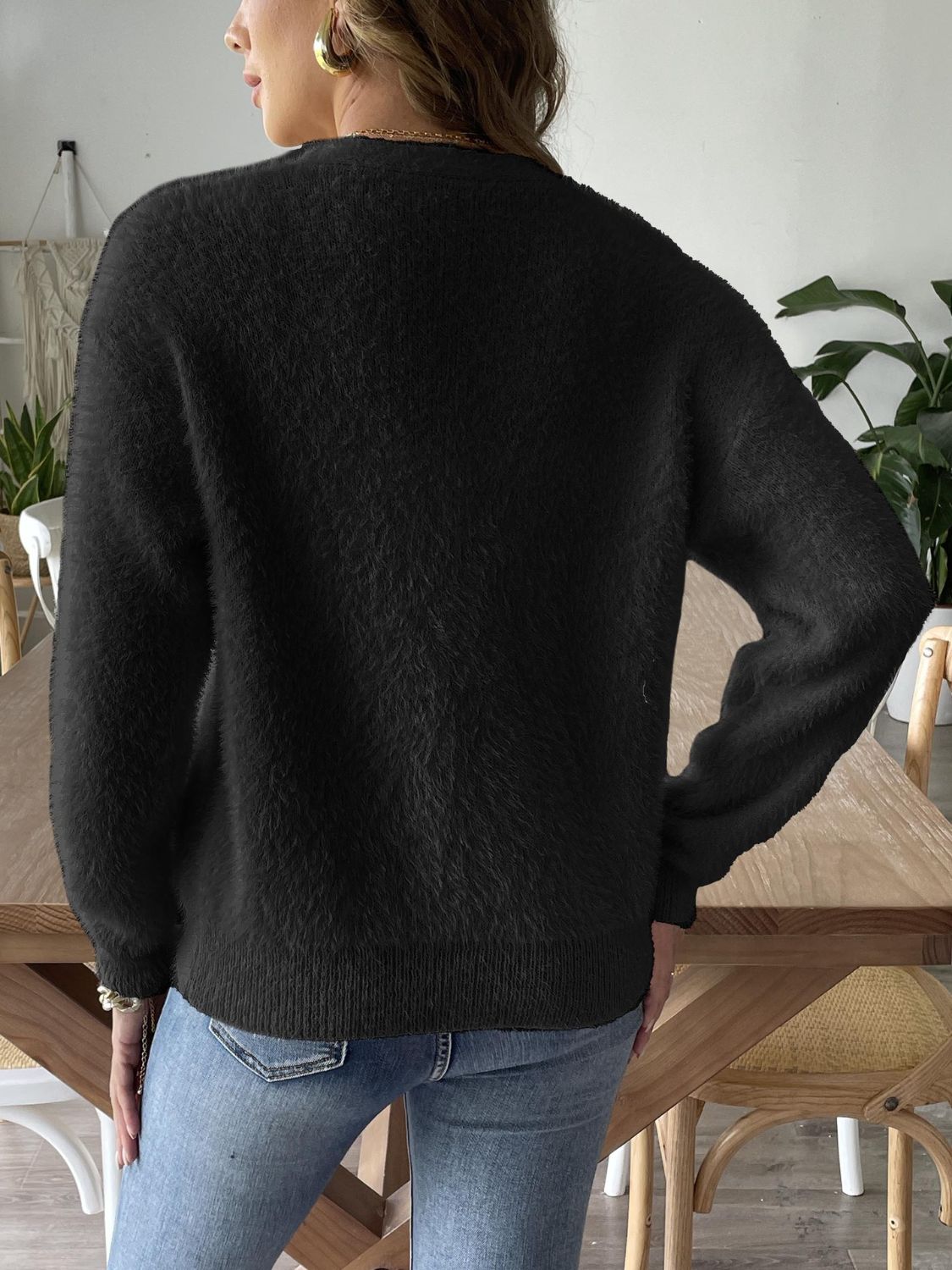 Button Up V-Neck Cardigan - 3 Color Options!