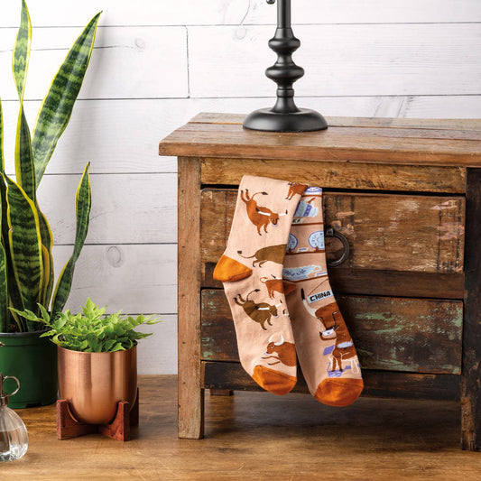 Bull in a China Shop Socks